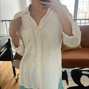 White Button-Up Shirt